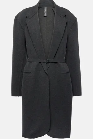 Norma Kamali Cappotto oversize in misto cotone