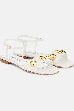Manolo Blahnik Sandali Chaouhen in pelle