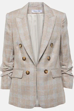 VERONICA BEARD Blazer Beacon Dickey in lino