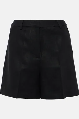 FAITHFULL THE BRAND Shorts Antibes in lino a vita alta