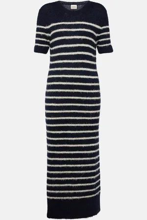 Khaite Abito midi Helen in seta e cashmere