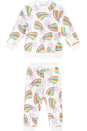 Stella McCartney Felpa e pantaloni sportivi in cotone