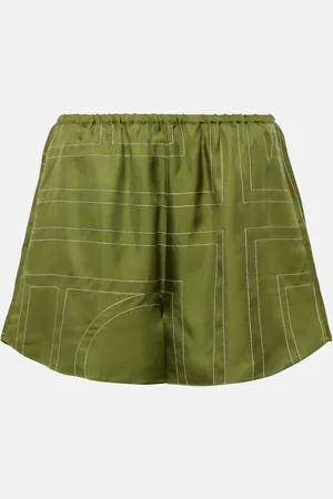 Totême Shorts pajamas in satin di seta