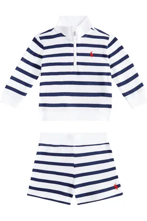 Ralph Lauren Baby - Pullover e shorts in cotone
