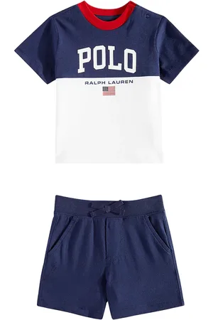Ralph Lauren Baby - T-shirt e shorts in cotone