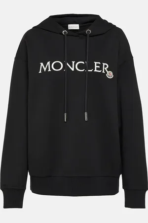 Moncler Felpa in jersey di cotone con cappuccio
