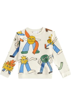 Stella McCartney Felpa in jersey di cotone con stampa