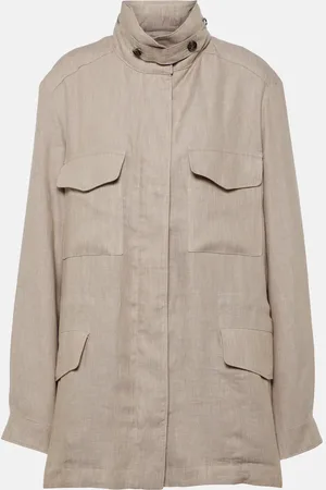 Loro Piana Giacca Traveller in lino