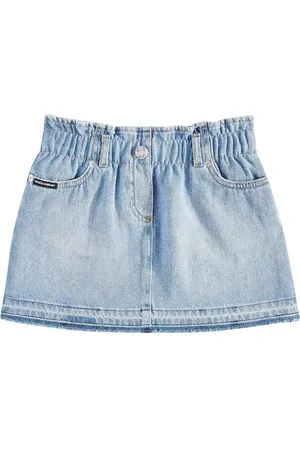 Dolce & Gabbana Gonna di jeans con logo