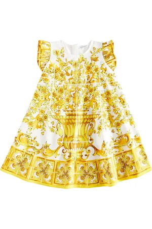 Dolce & Gabbana Abito in cotone con stampa