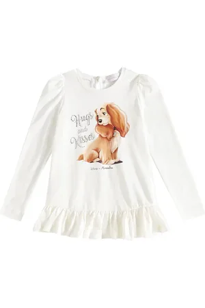 MONNALISA X Disney - Top in jersey di cotone