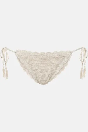 ANNA KOSTUROVA Slip bikini Classic in crochet di cotone