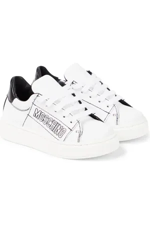 Moschino Sneakers in pelle con logo
