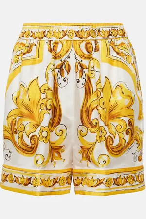 Dolce & Gabbana Shorts Majolica in seta