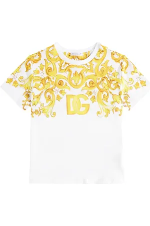 Dolce & Gabbana T-shirt Majolica in jersey di cotone