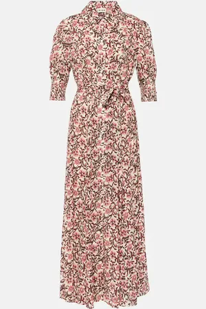 RIXO London Abito chemisier Bloom con stampa