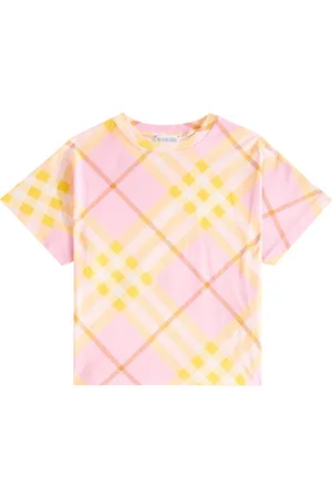 Burberry T-shirt in jersey di cotone Burberry Check