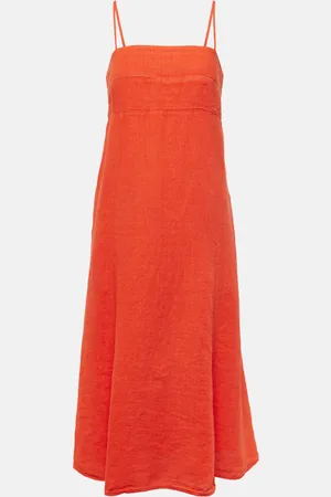 Velvet Abito midi Stephie in lino