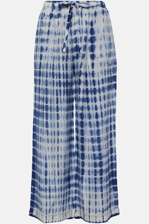 ANNA KOSTUROVA Pantaloni in seta tie-dye