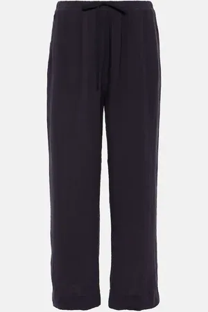 Velvet Pantaloni a gamba larga Franny in cotone