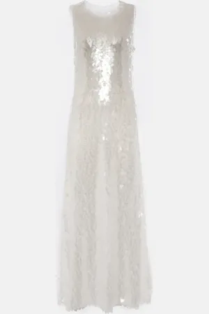 Norma Kamali Abito lungo con paillettes
