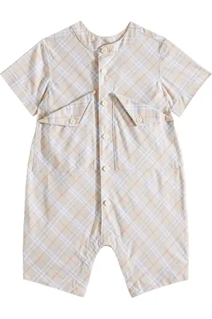 Burberry Baby - Jumpsuit corta Burberry Check