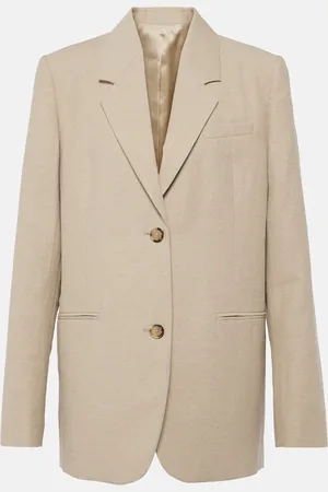 Totême Blazer monopetto in misto lino