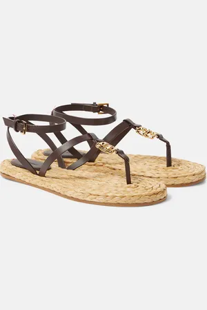 Givenchy Sandali espadrillas 4G Liquid in pelle