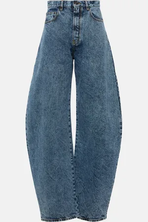 Alaïa Alaïa Jeans a gamba larga e vita alta