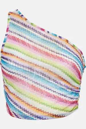 Missoni Top monospalla a zig-zag