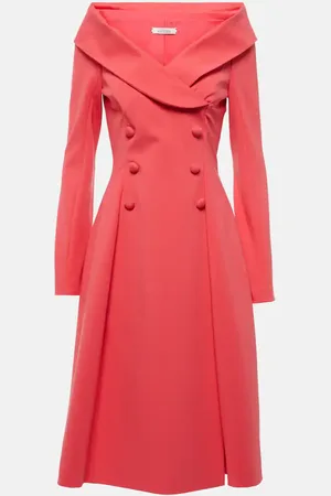 Dorothee Schumacher Abito midi con scollo bardot