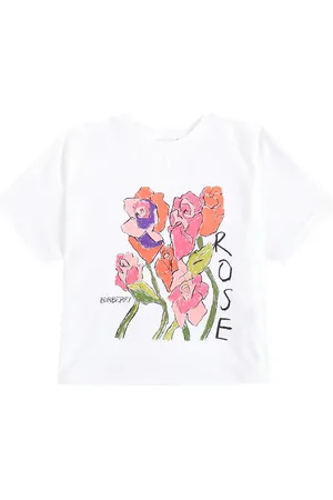 Burberry T-shirt in jersey di cotone con stampa