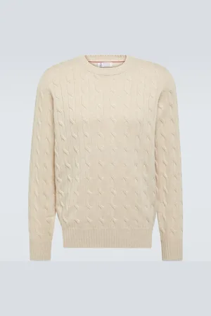 Brunello Cucinelli Pullover in cashmere a trecce
