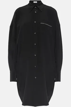 Brunello Cucinelli Camicia oversize in seta