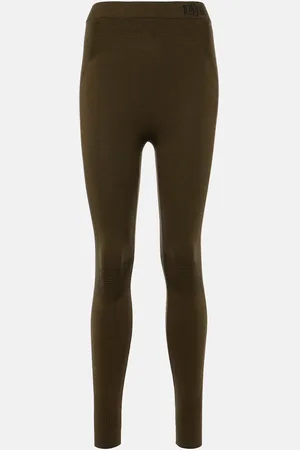 Loro Piana Leggings in misto seta a coste