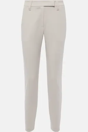 Brunello Cucinelli Pantaloni slim in misto cotone