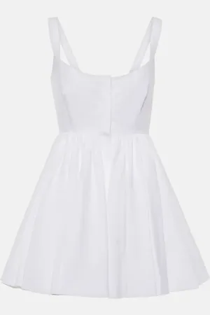 Alaïa Alaïa Abito in popeline di cotone