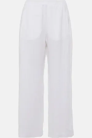 Velvet Pantaloni a gamba larga Lola in lino