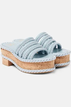 VALENTINO GARAVANI Mules VLogo Summerblocks in pelle