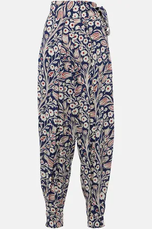 Loro Piana Pantaloni tapered in seta