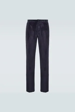 CANALI Pantaloni in velluto di cotone a coste