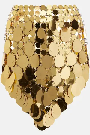 Paco rabanne Minigonna Golden Sparkle Assembly