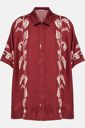ASCENO Camicia Montauk in twill di seta