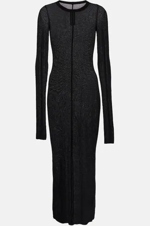 Rick Owens Abito midi in maglia
