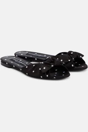 Dolce & Gabbana Sandali in raso a pois