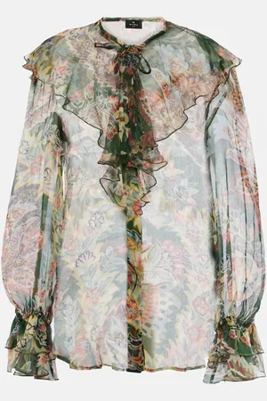 Etro Blusa in seta con stampa