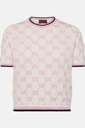 Gucci T-shirt in jacquard di cotone GG