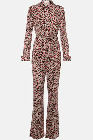 Diane von Furstenberg Jumpsuit Michelle in jersey con stampa