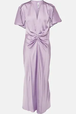 Victoria Beckham Abito midi in raso