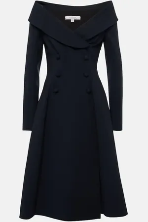 Dorothee Schumacher Abito midi con scollo bardot